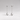 Drop Everything Earrings -silver-
