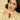 Woman in a striped suit with a neutral background