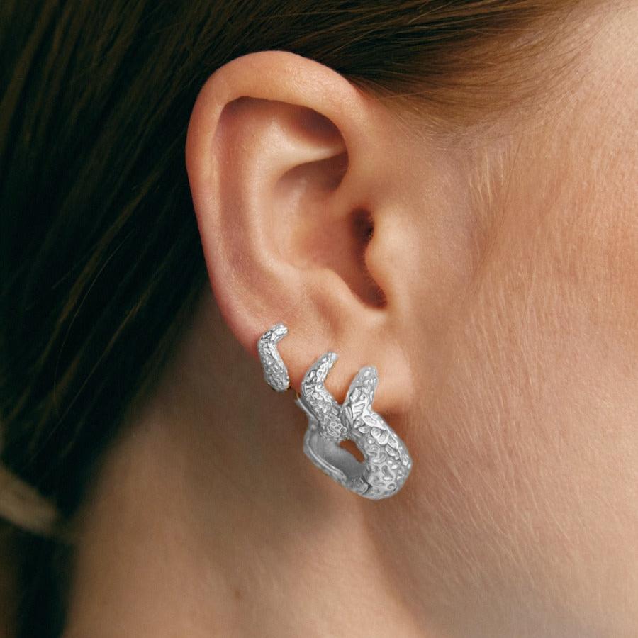 HERA Hoops -Silver Medium-