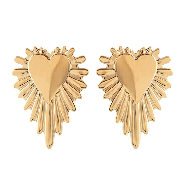 ATENEA Maxi Heart Earrings – SANT LAIA