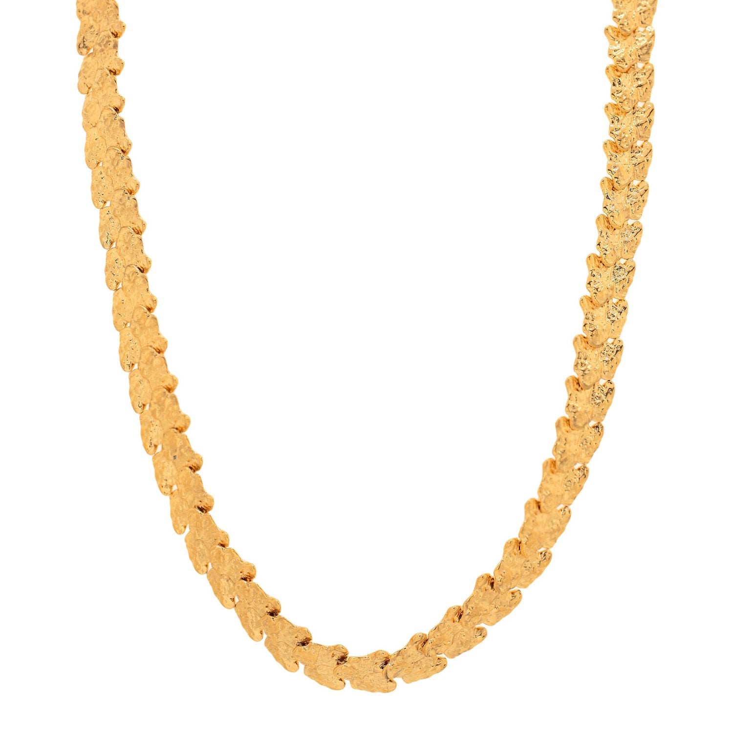 DELIA Semi Rigid Necklace Gold