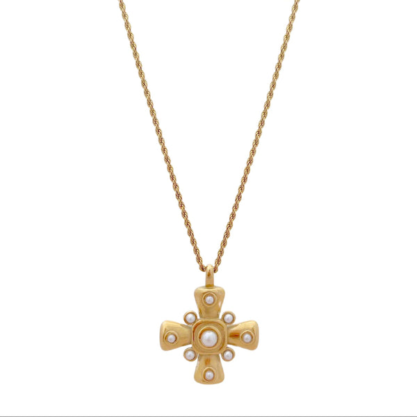 ELENA Cross Necklace – SANT LAIA