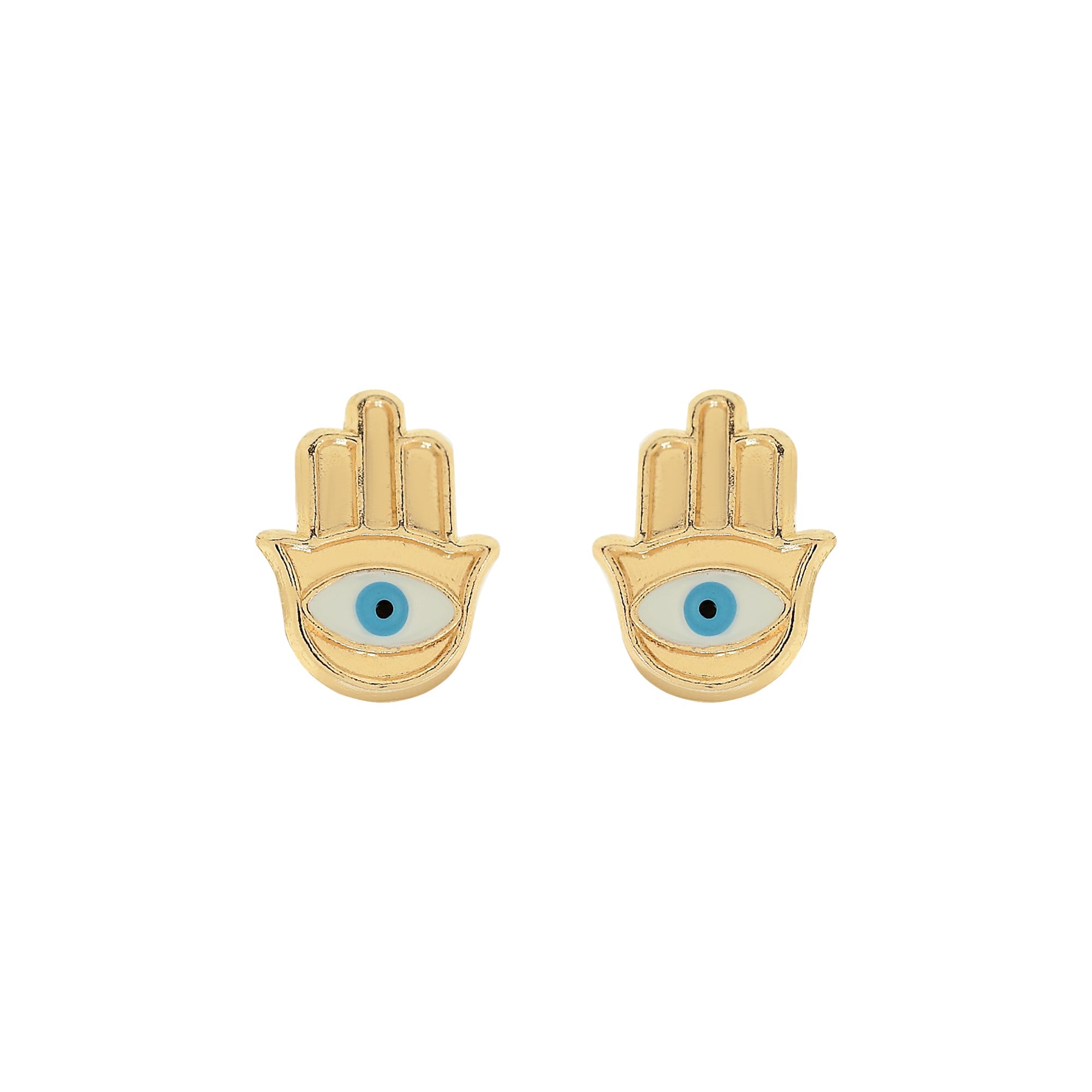 ELLA HAMSA & EYE EARRINGS