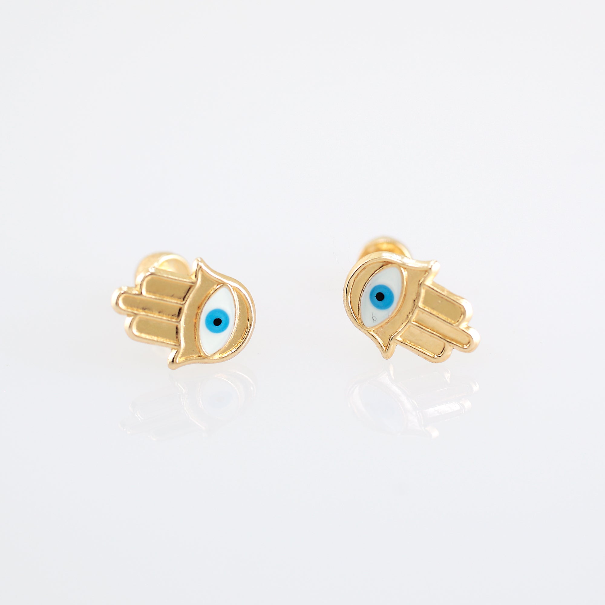 ELLA HAMSA & EYE EARRINGS
