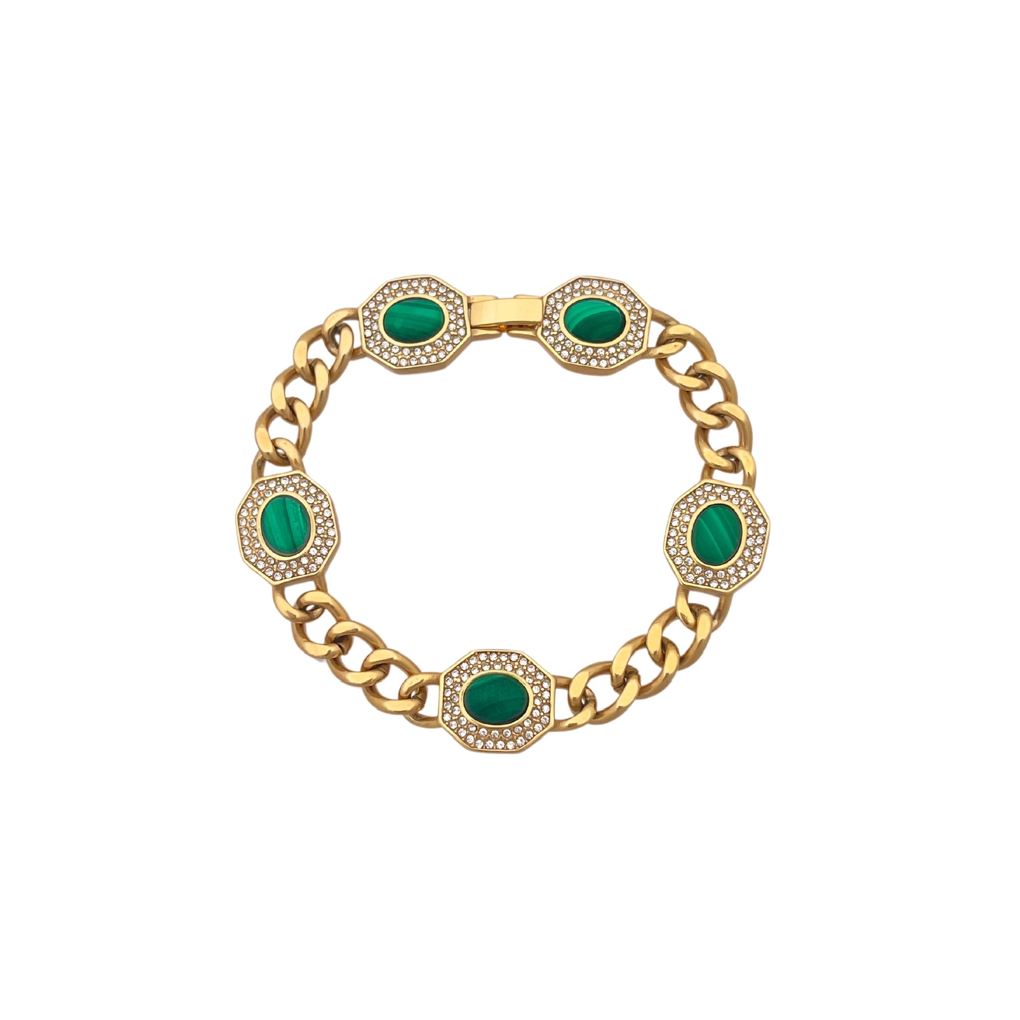 ESTELA Bracelet -Malachite-