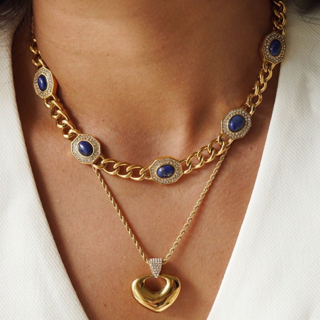 ESTELA Necklace -Lapis Lazuli-