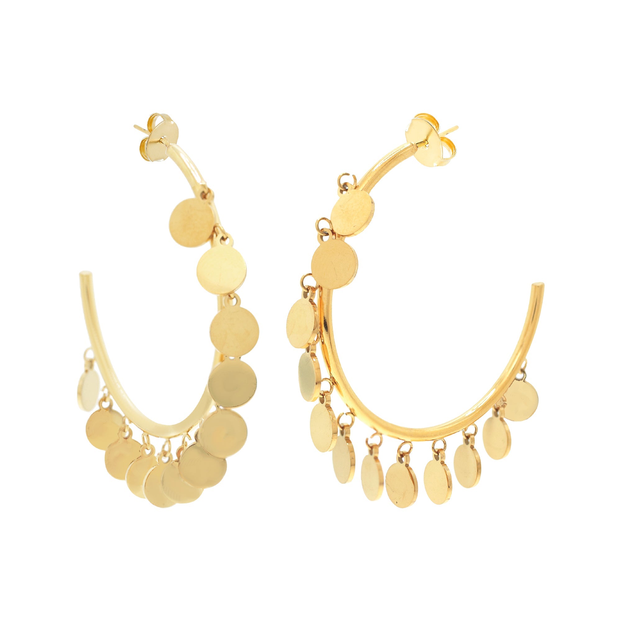 'Frosted Halo' Hoops -Maxi-