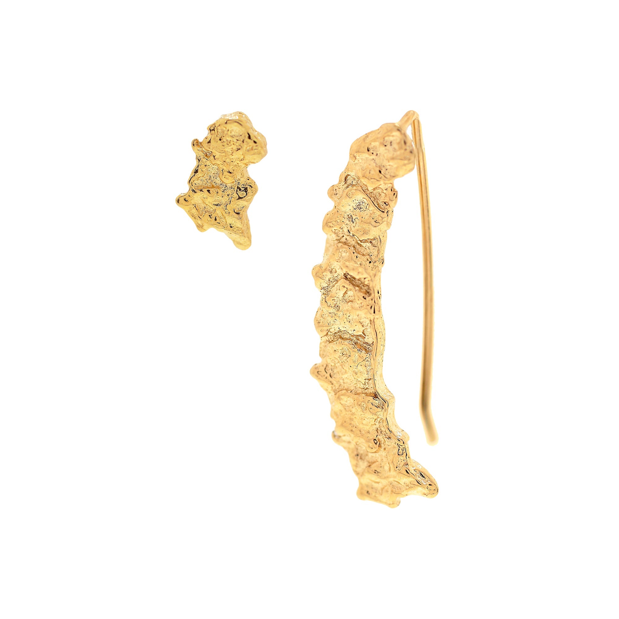 GEA Crawler Earrings -Gold-
