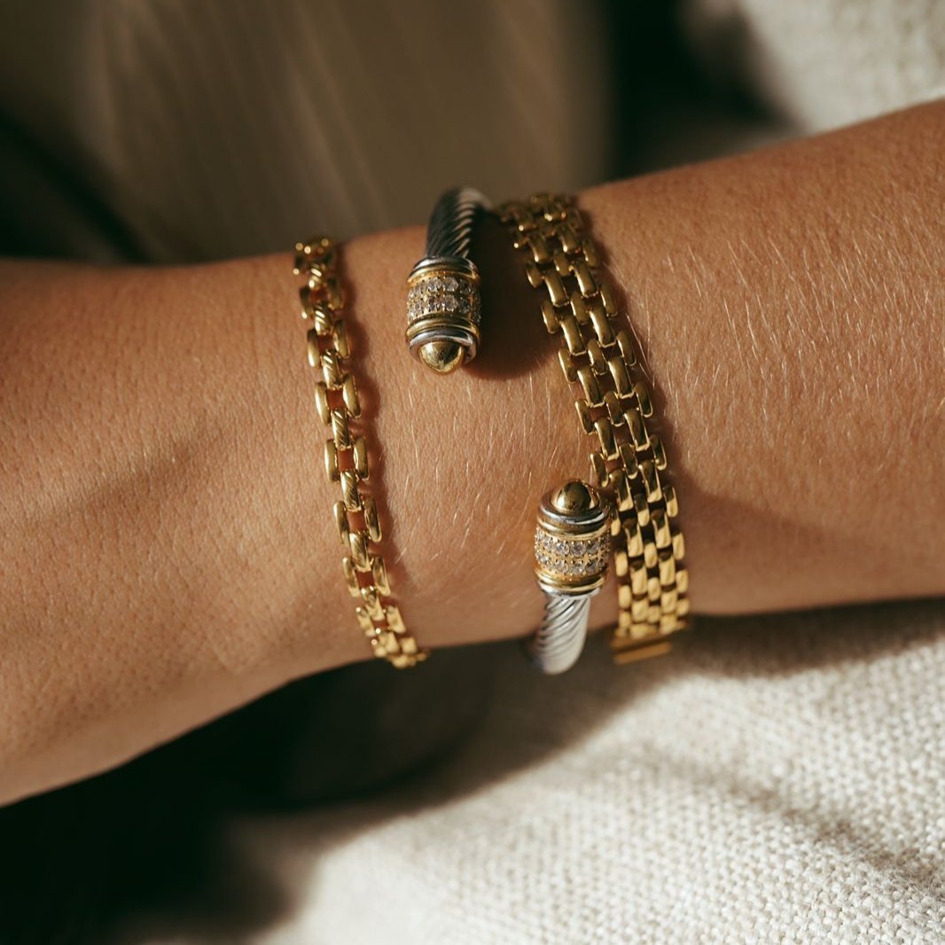 GOLDEN GARLAND Bracelet -Large-