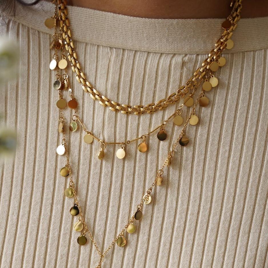 GOLDEN GARLAND Necklace -Small-