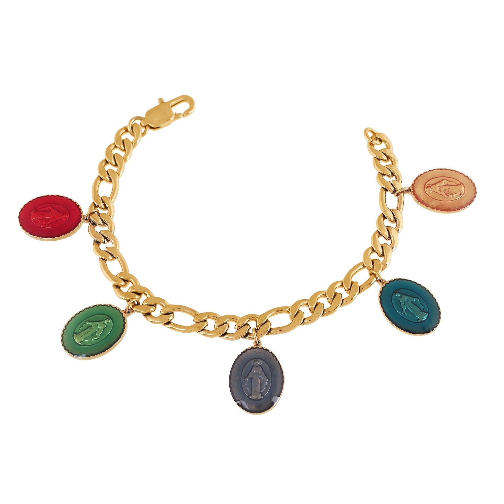 'MADONINA' Miraculous Medals Bracelet - Ibiza Passion