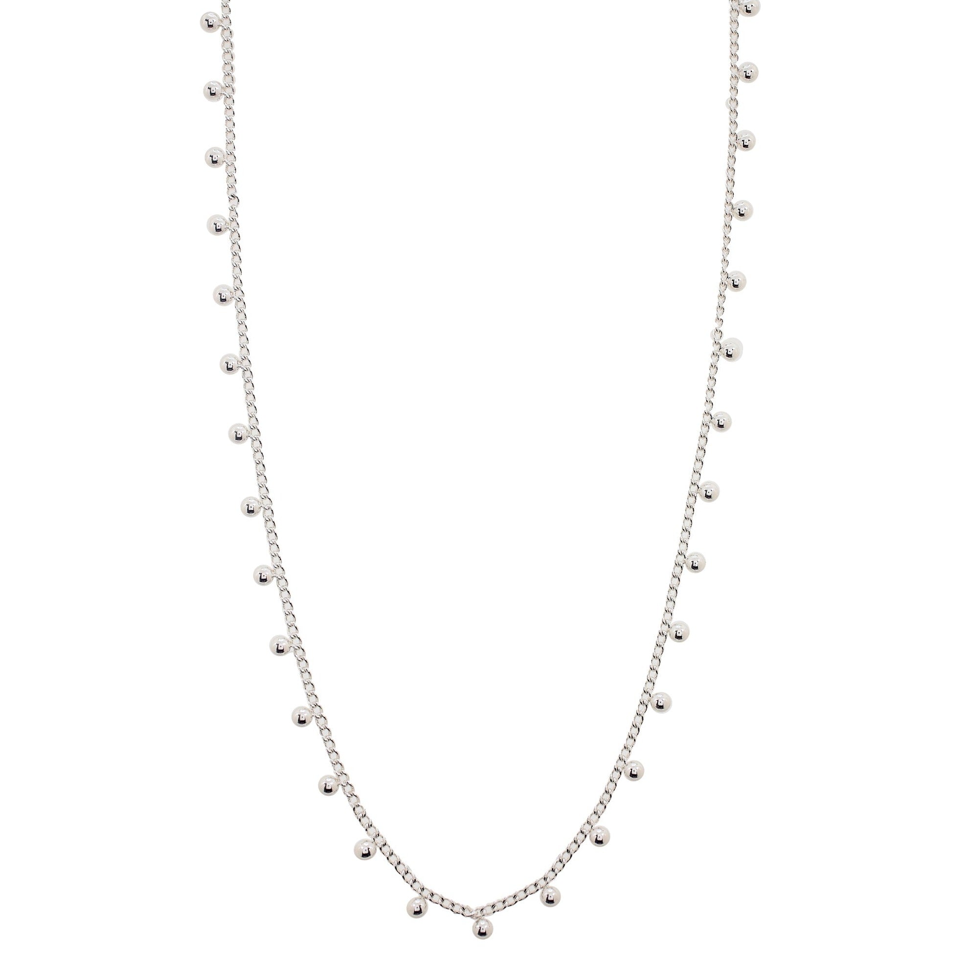 MIA Beaded Choker Large -Silver-