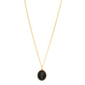 'MIRACLE' Blue Enamel Miraculous Virgin Necklace - Ibiza Passion