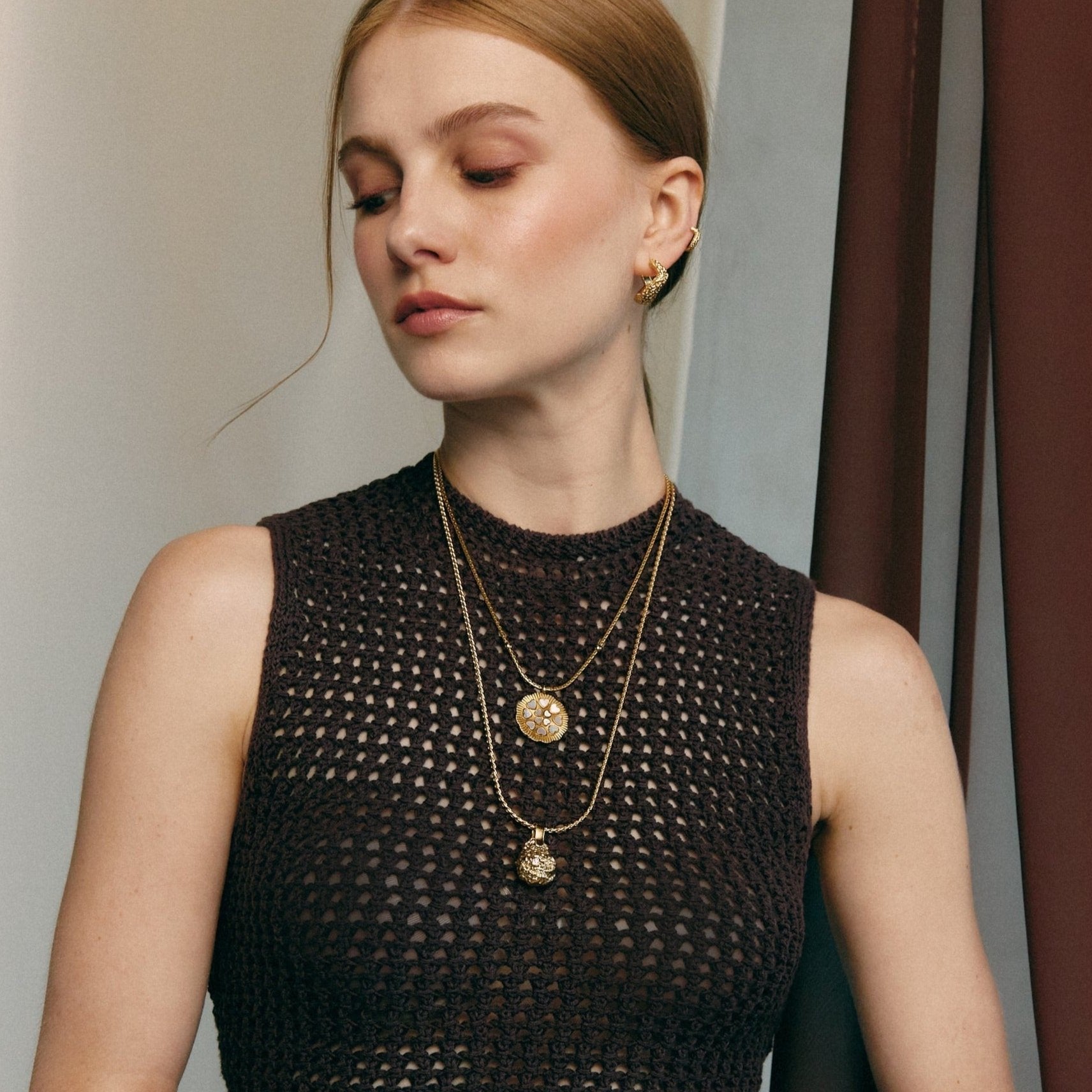 NEMESIS Necklace -Gold-