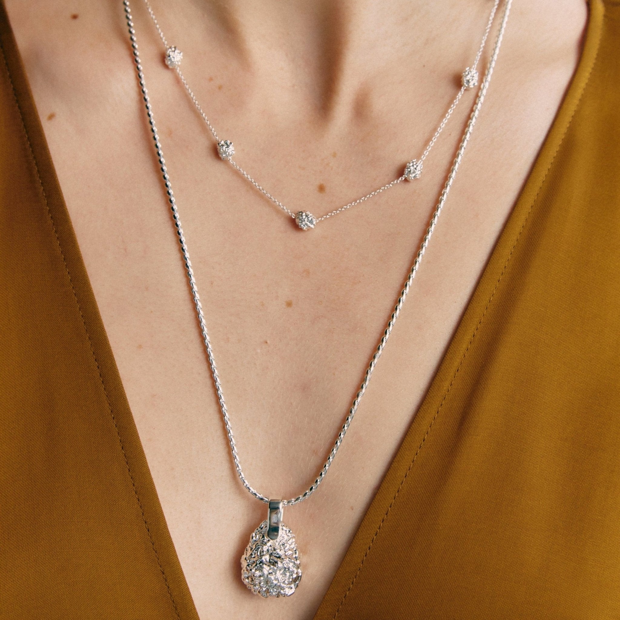 NEMESIS Necklace -Silver-