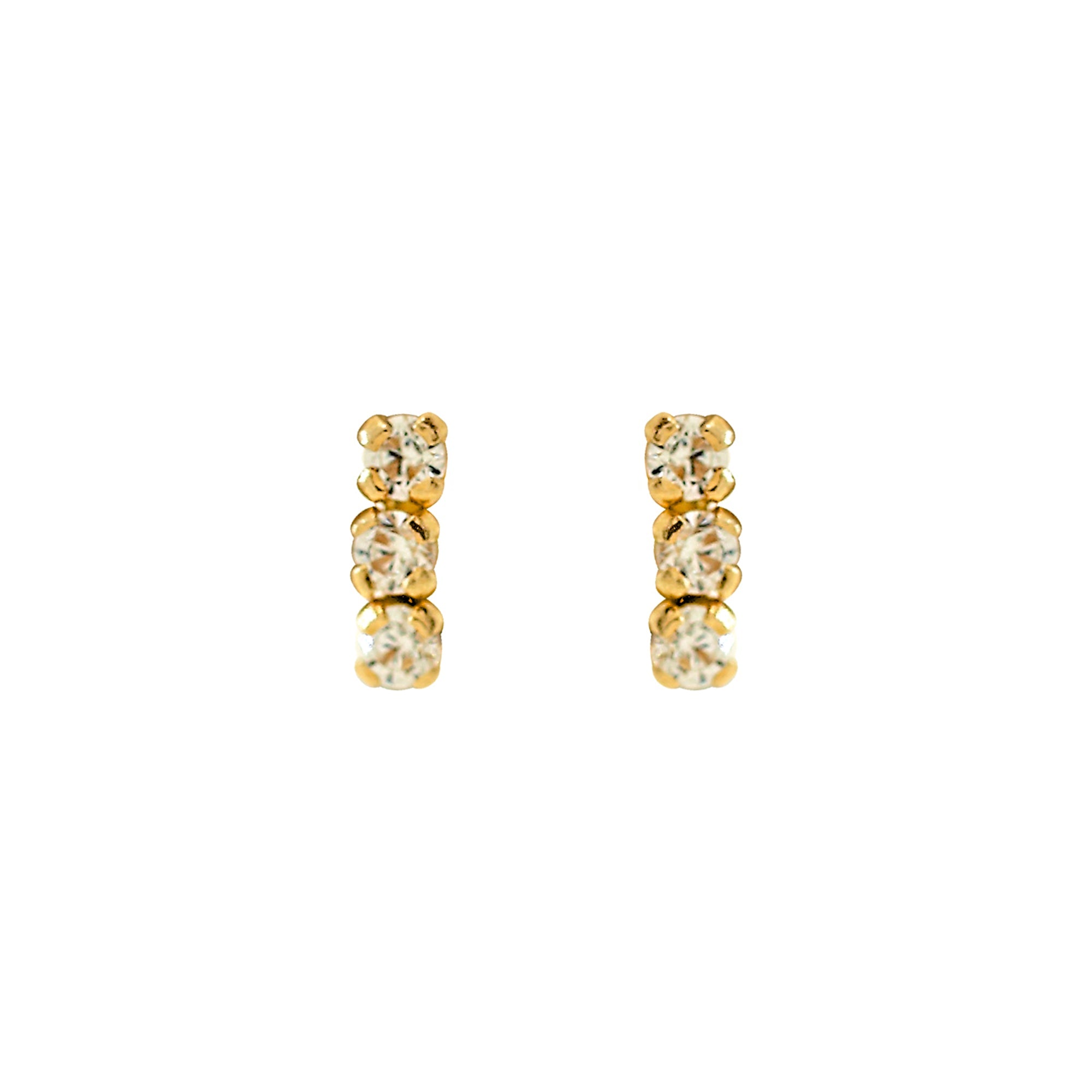 NINA EARRINGS -WHITE-