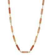 'ORIGEN' Stones Bars Necklace - Jade - Ibiza Passion