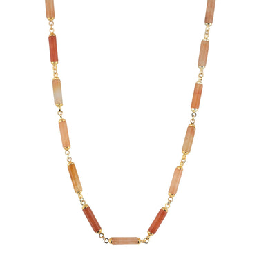 'ORIGEN' Stones Bars Necklace - Jade - Ibiza Passion