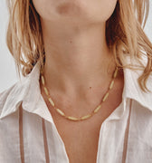 'ORIGEN' Stones Bars Necklace - Lemon Stone - Ibiza Passion