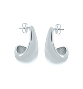 PENSIVE Earrings -Silver Medium-