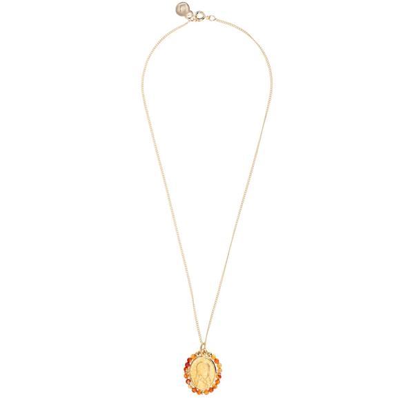 PREGARE Young Virgin Mary Necklace -Carnelian-