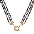 'VIDA' Triple Choker Necklace - Ocean Tones- - Ibiza Passion