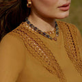 'VIDA' Triple Choker Necklace - Ocean Tones- - Ibiza Passion